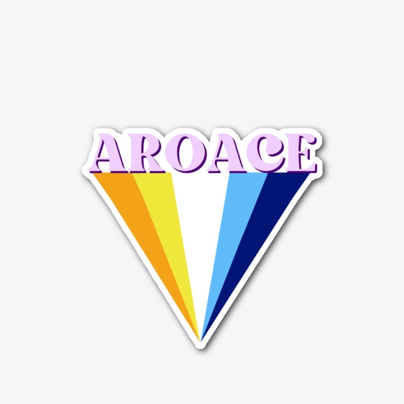 Aroace Pride Flag Triangle - Corner