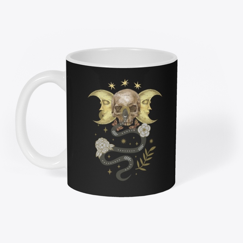 Vintage Mystical Skull