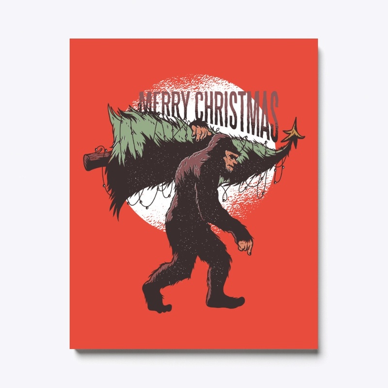 Bigfoot Merry Christmas