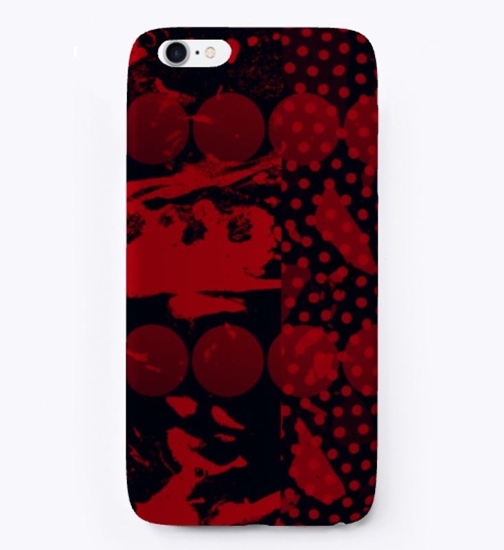 Gorgeous Red Black Abstract 