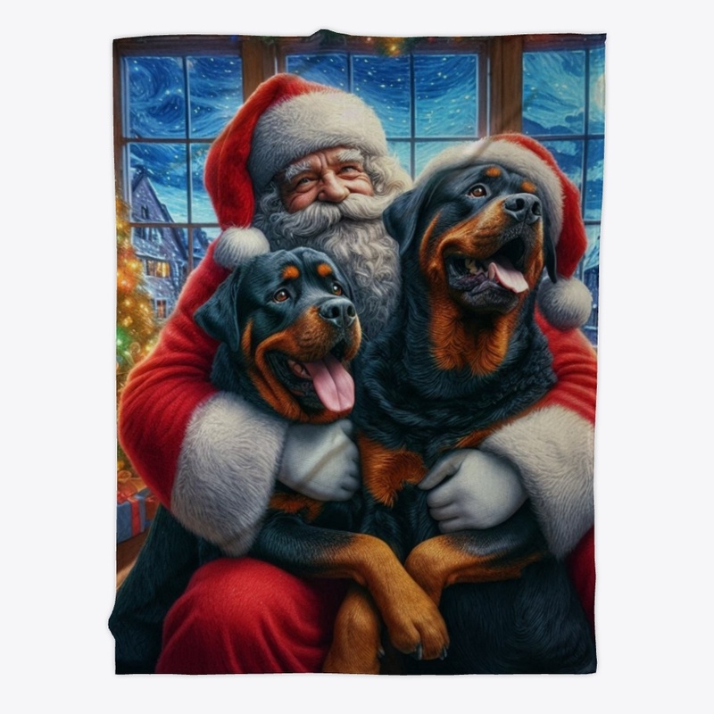 Rottweilers and Santa