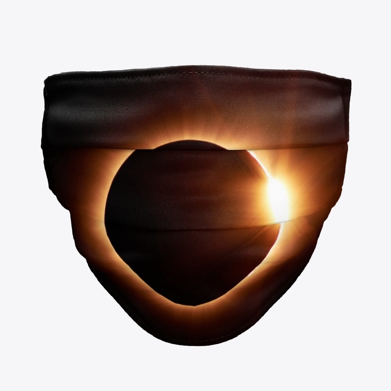 Solar Eclipse Face Mask