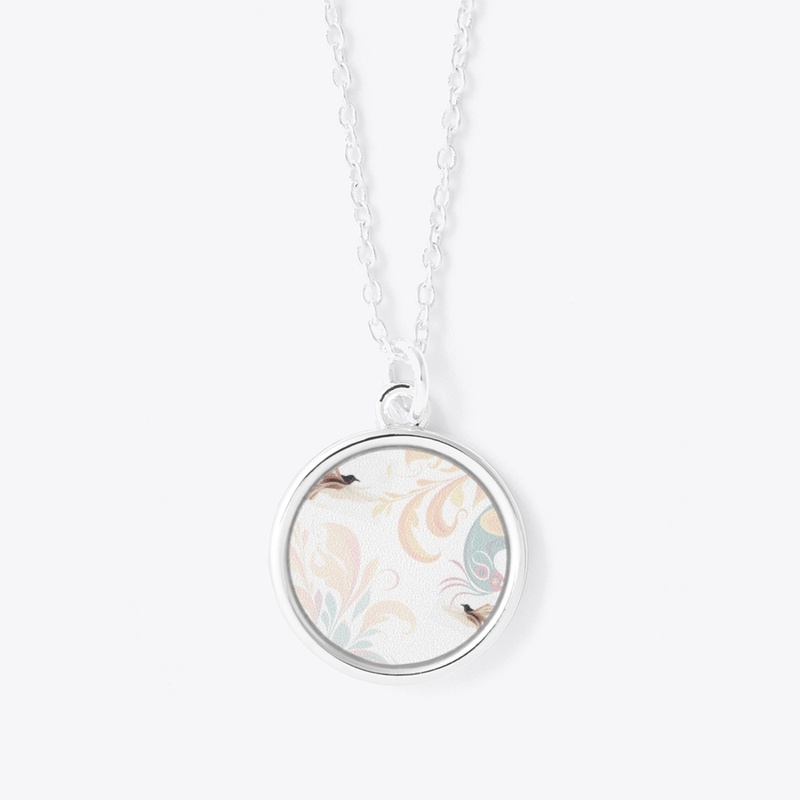 Freedom in Flight–Elegant Bird Swirl art