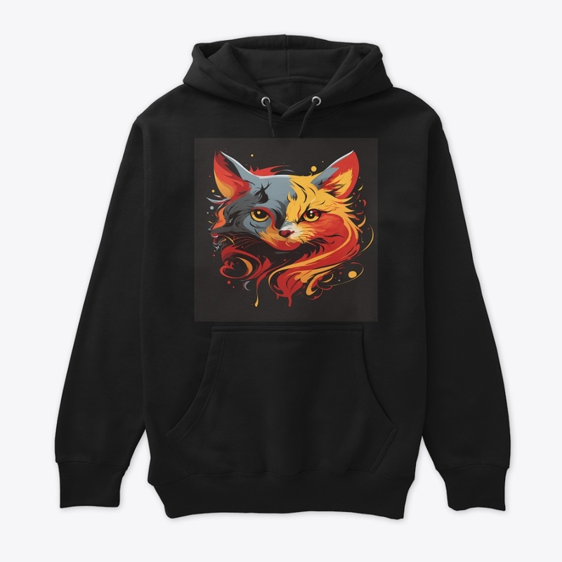 Whimsical Cat: Embrace Minimalist Magic!