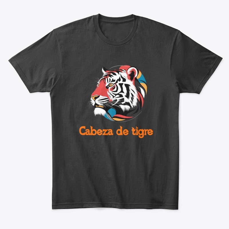 Cabeza de tigre-T-Shirt, 