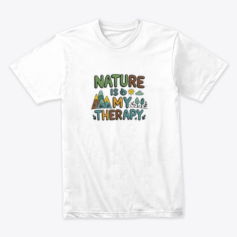 🌿 Nature is My Therapy T-Shirt 🌿