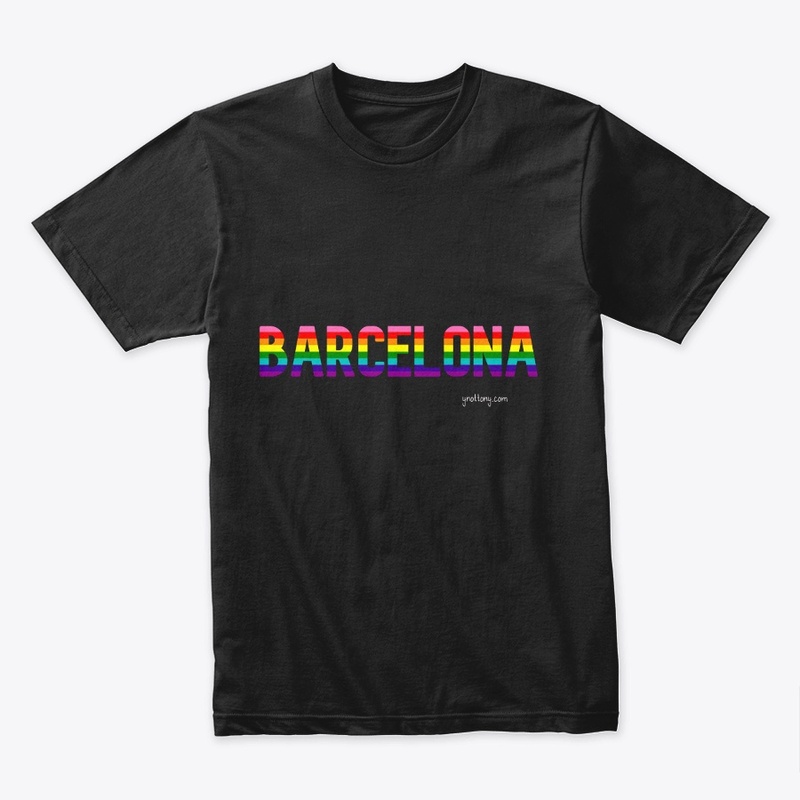 Barcelona Pride Rainbow Flag Apparel