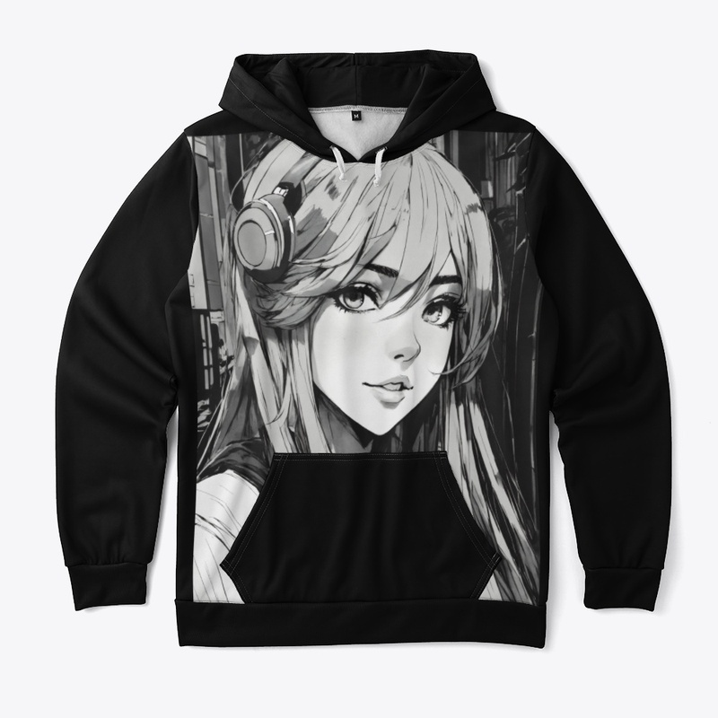 Anime Girl in Monochrome