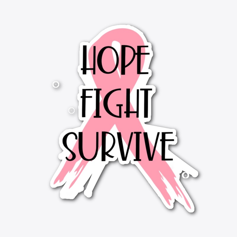 Breast Cancer T-Shirt Hope Fight Survive
