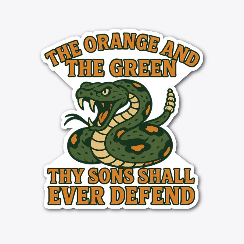 Orange & Green Thy Sons Shall Eer Defend