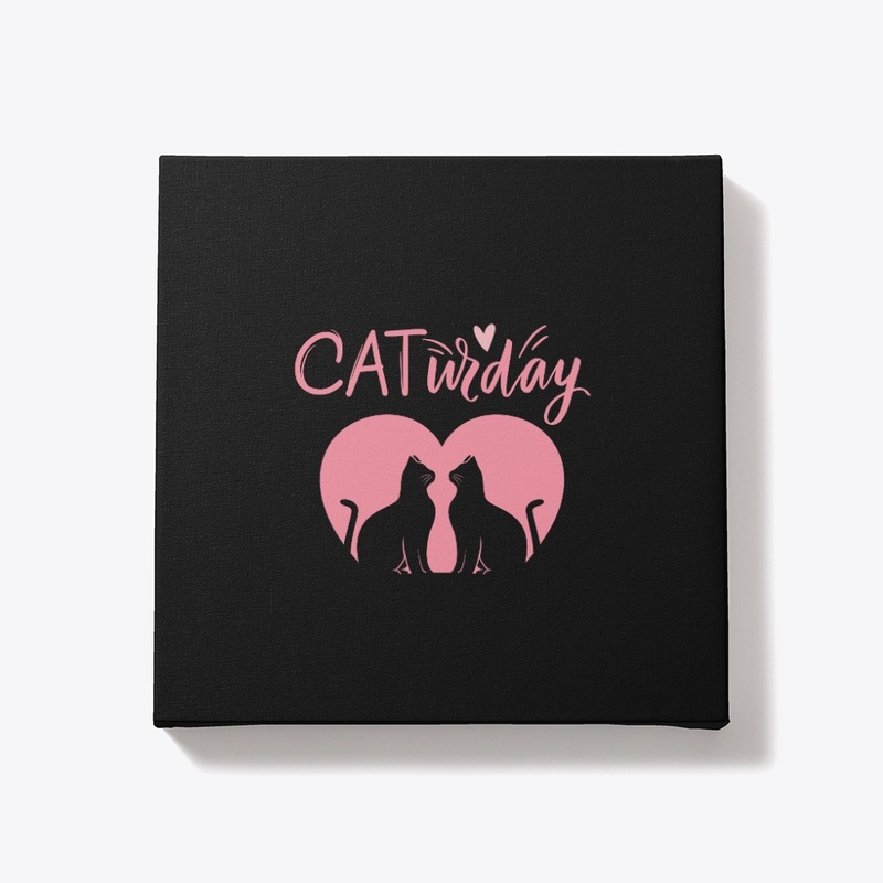 Pink Grey Illsutration Cats Lover Cute 