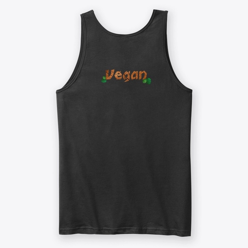 Vegan Wood Design With Leafes