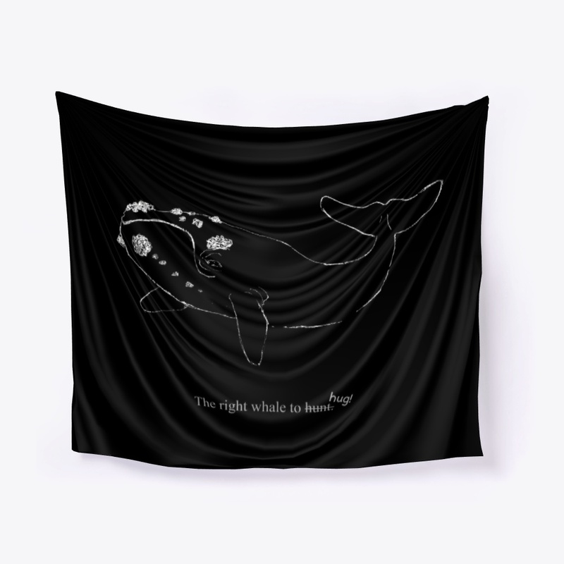 right whale to hug Black
