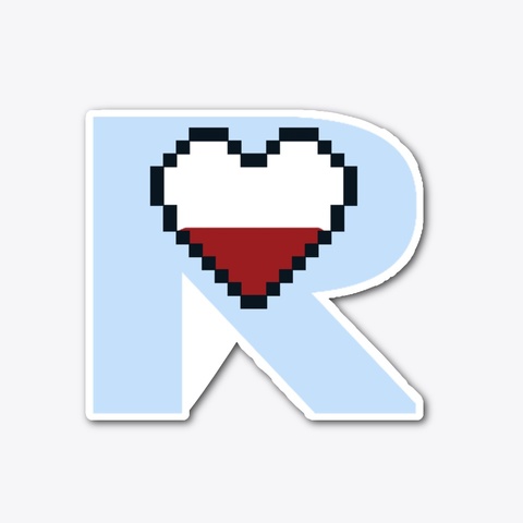R4 R Sticker Standard T-Shirt Front
