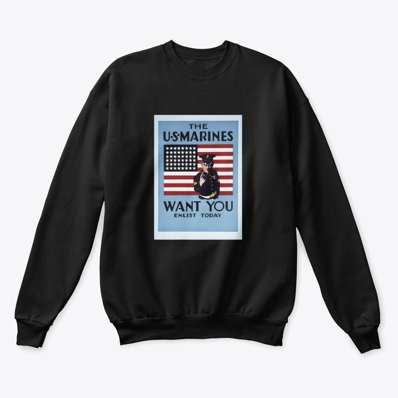 Marines Want You - Unisex Classic Crewneck Sweatshirt