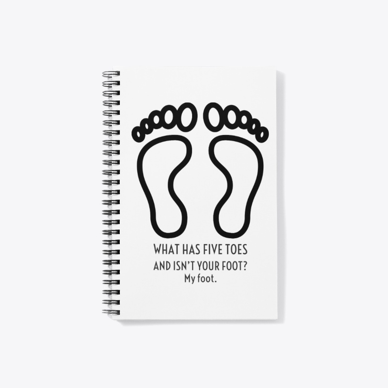 What has five toes and isn’t your foot?