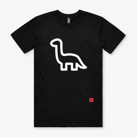 Dino Club Black Maglietta Front