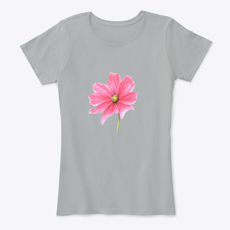 Pink Flower -Drawing