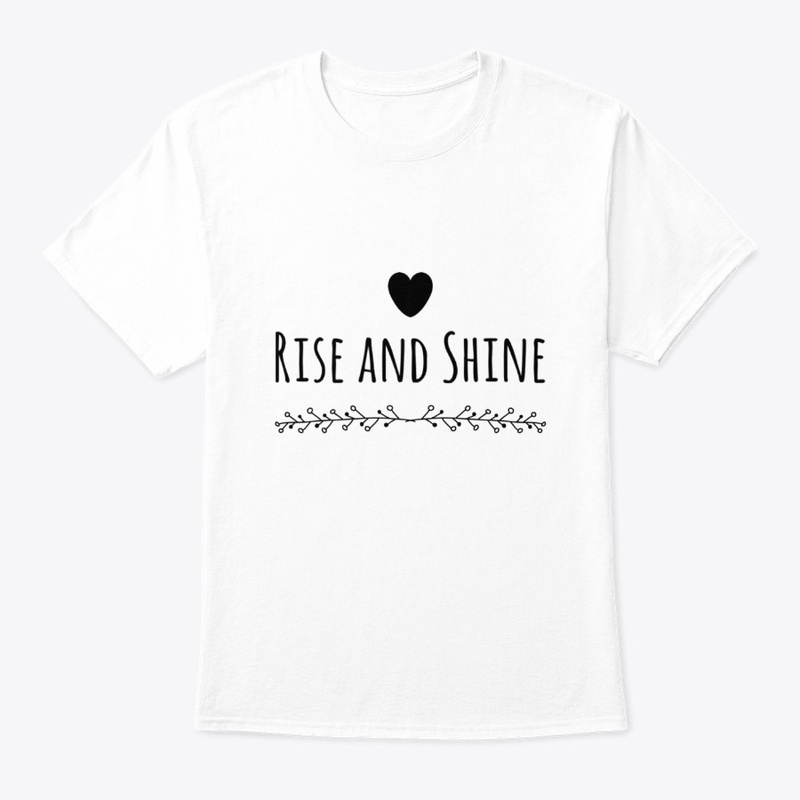 Rise and Shine clothing with cute heart