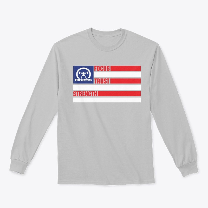 Elitefts Red, White & Blue FTS Flag Logo
