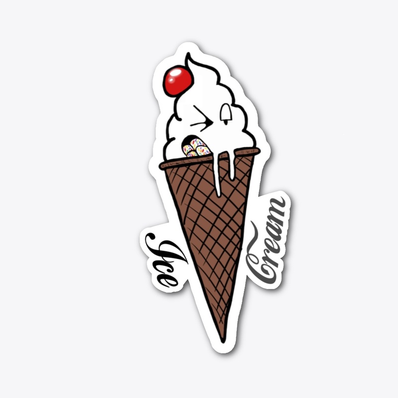 " Ice Cream " Sticker