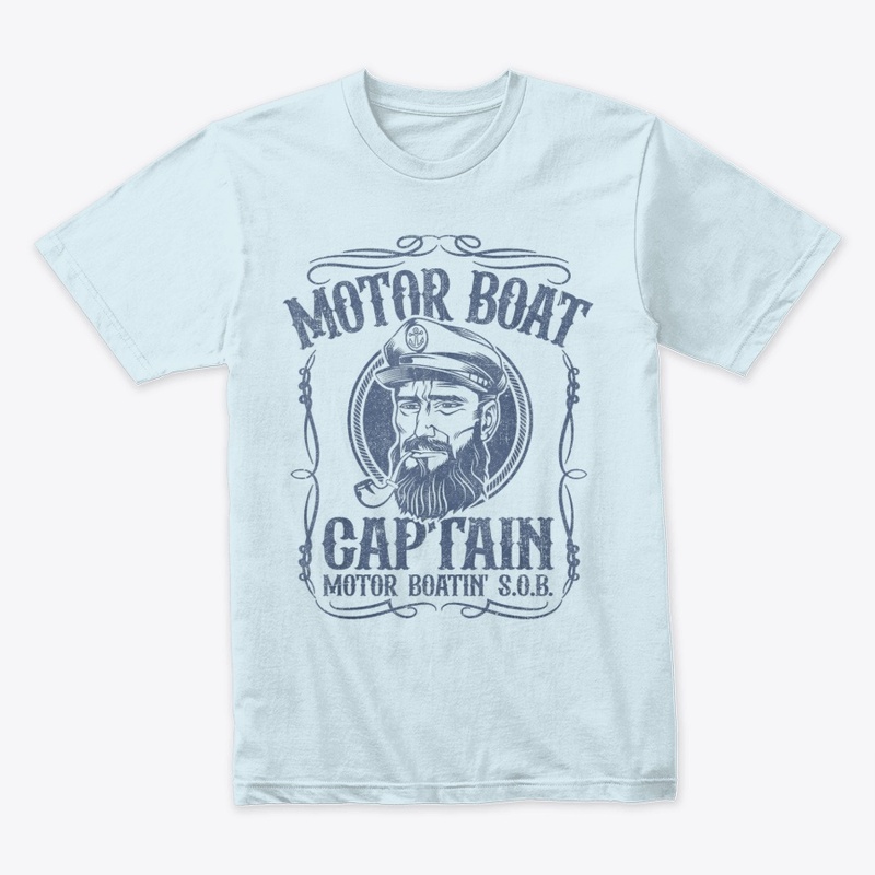 Motor Boat Captain Funny Pontoon Boating