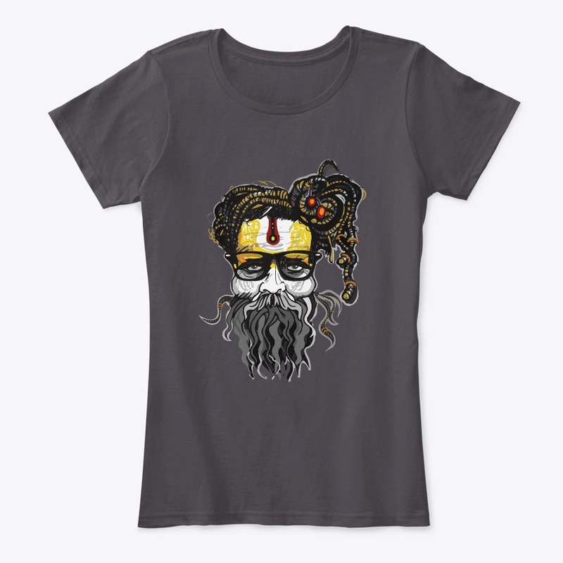 Crazy hair Sage yoga t-shirt
