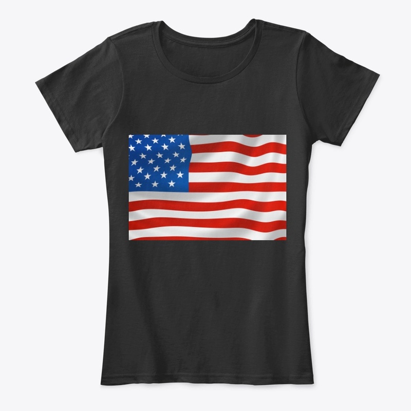 Beautiful American Flag Tee Tshirt