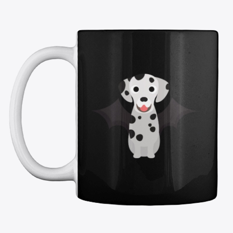 Dalmatian Halloween Costume Sticker Dog
