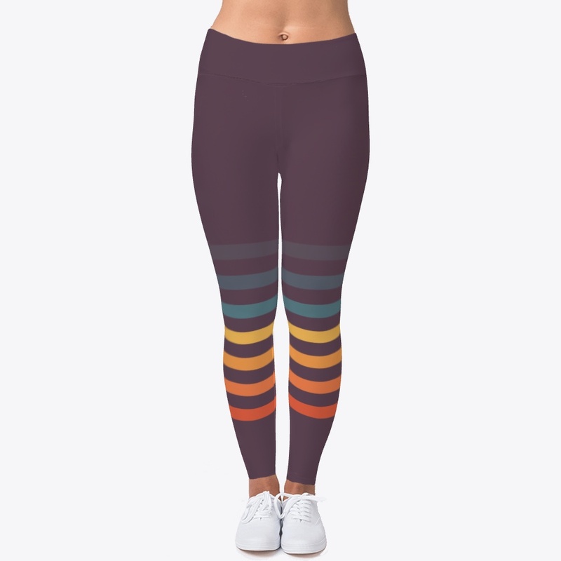 Mototsuna Abstract ColorfulRetro Stripes