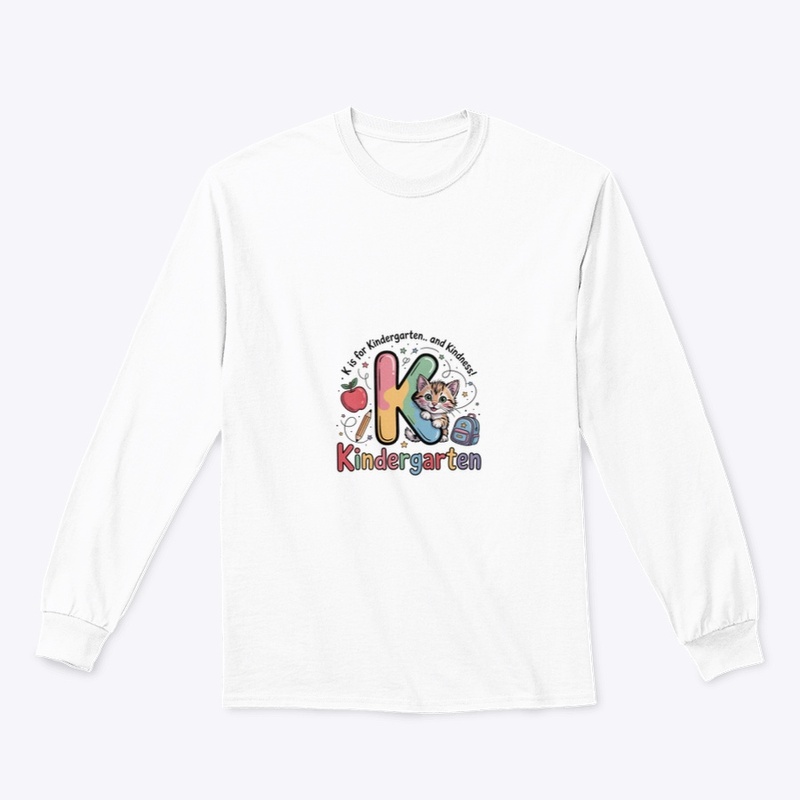 Cute Kindergarten Cat Shirt 