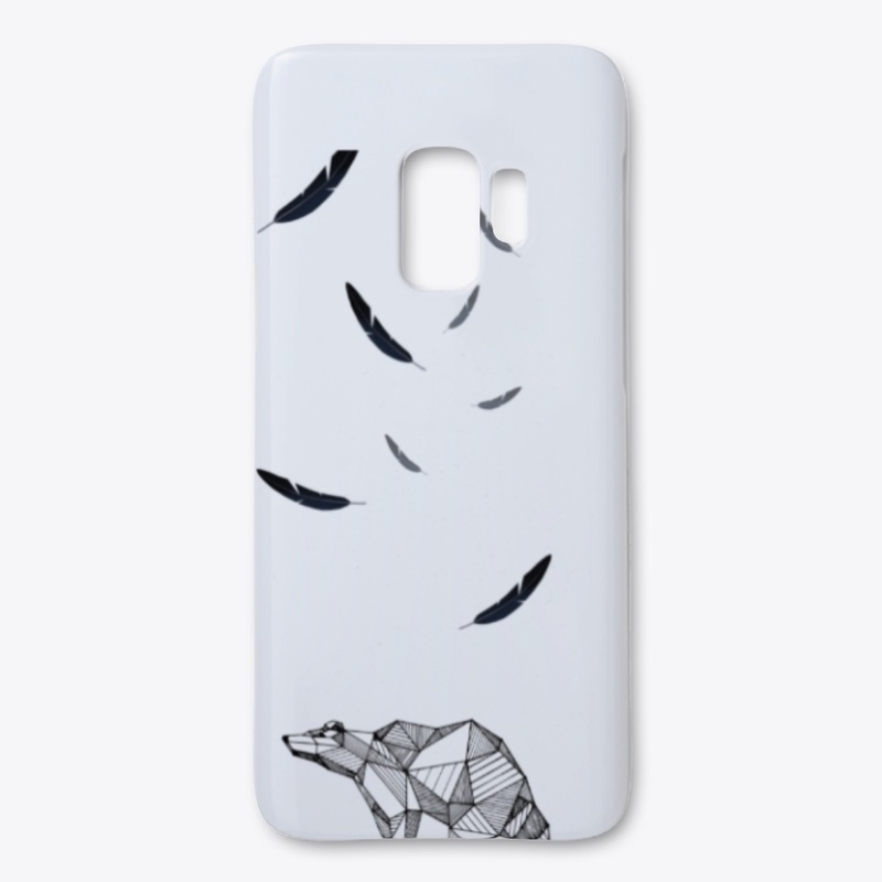 Bear With Feathers Phone Case