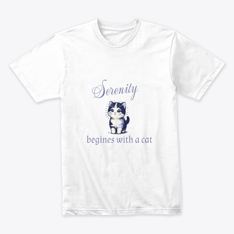 Serenity Begins With a Cute Cat 🐾