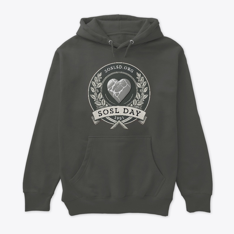 SOSL day hoodie V1 Chalk & Charcoal