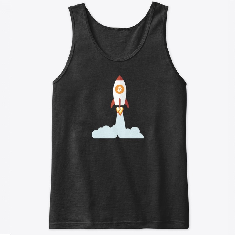 Bitcoin Art: Bitcoin Rocket