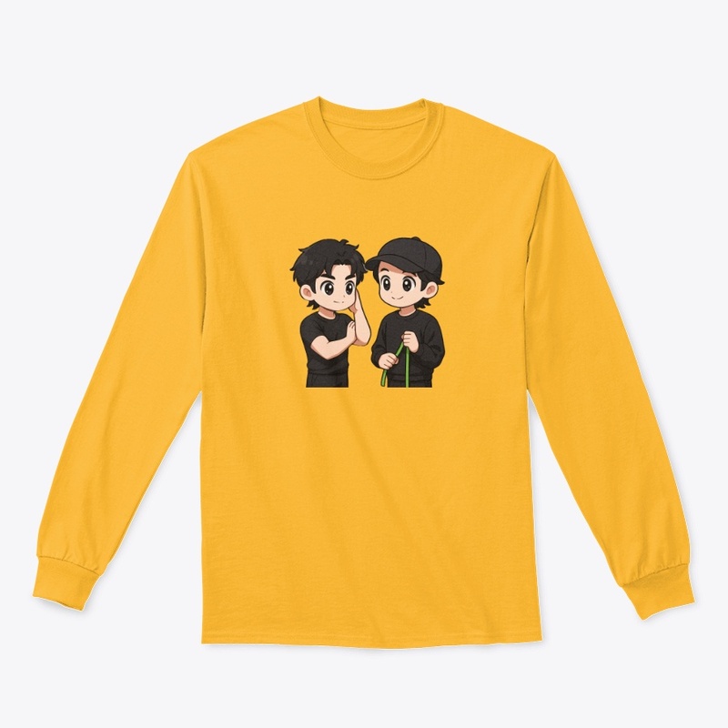 BJYX Chibi Duo | Cute Black Outfit Art