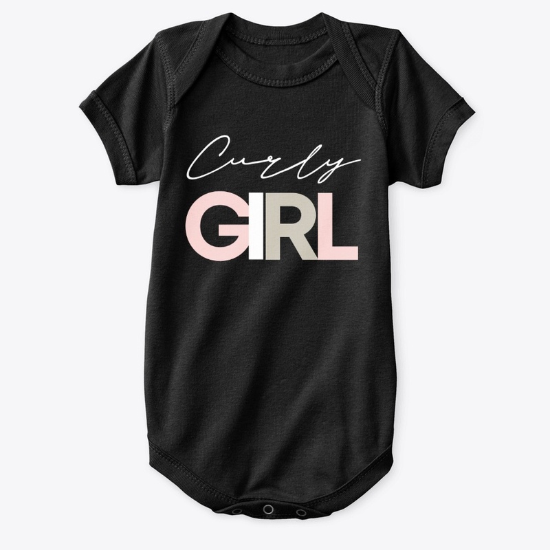 Curly Girl Tee-Black