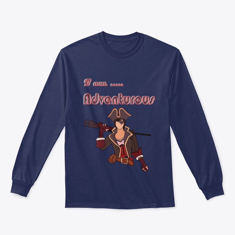 I am adventurous- Lady with gun