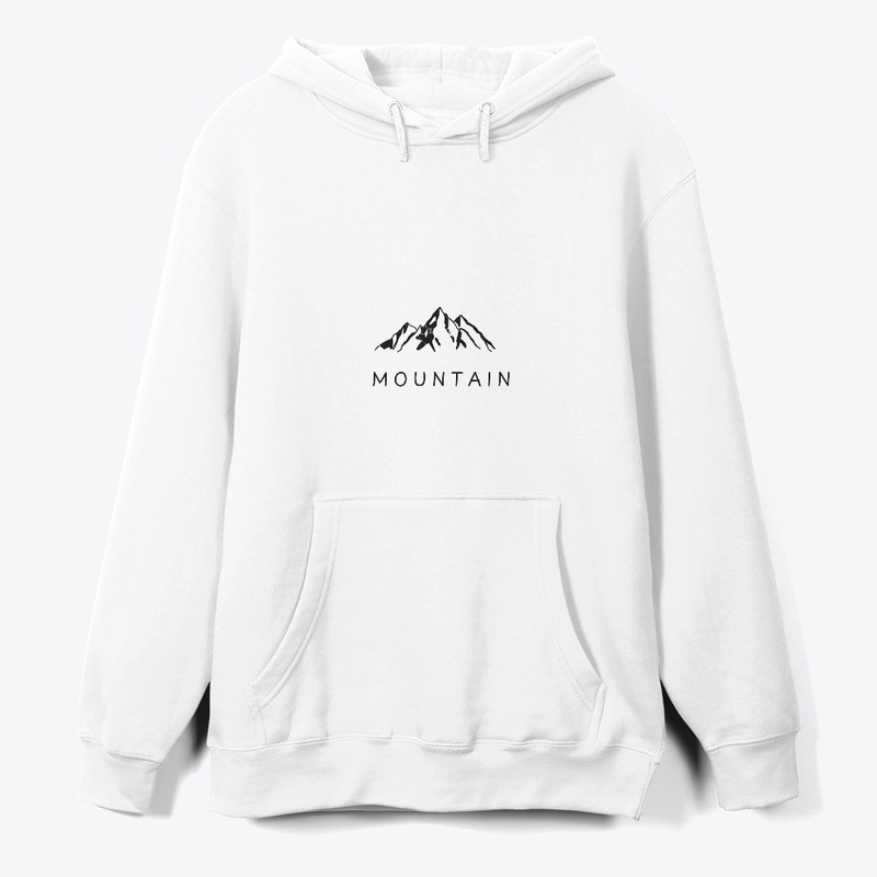 Mountain printed hoodie 