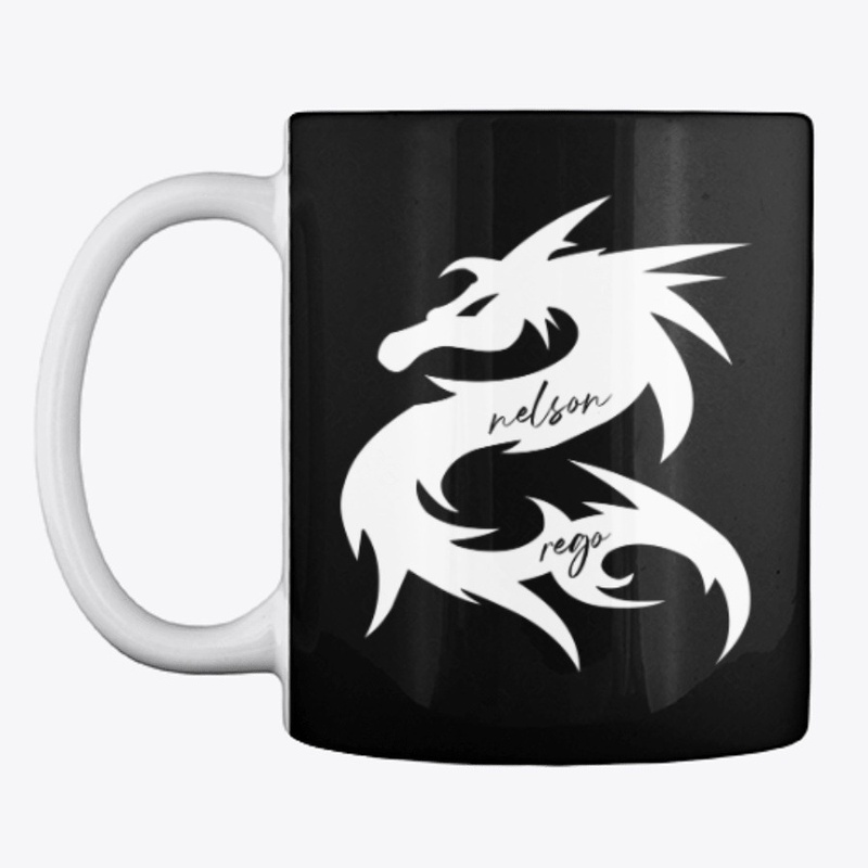 002W NELSON DRAGON LOGO - WHITE