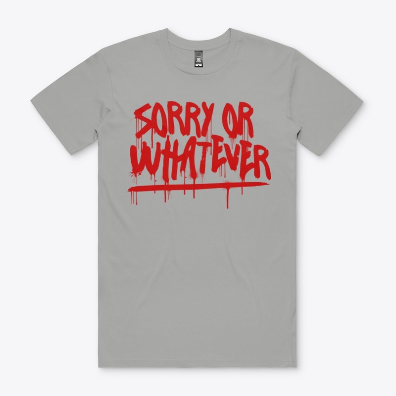 Amazing "Sorry or whatever" painting