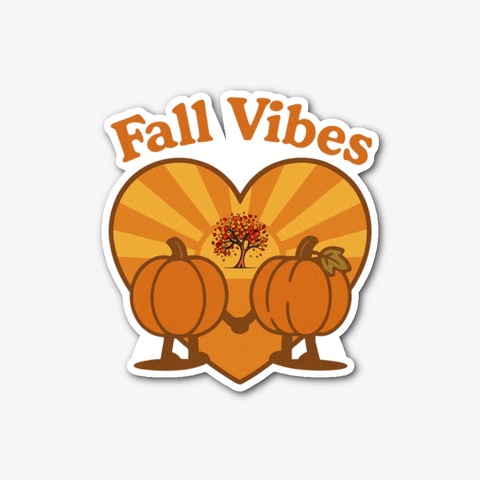 Fall Vibes – Retro Pumpkin Love  Standard Camiseta Front