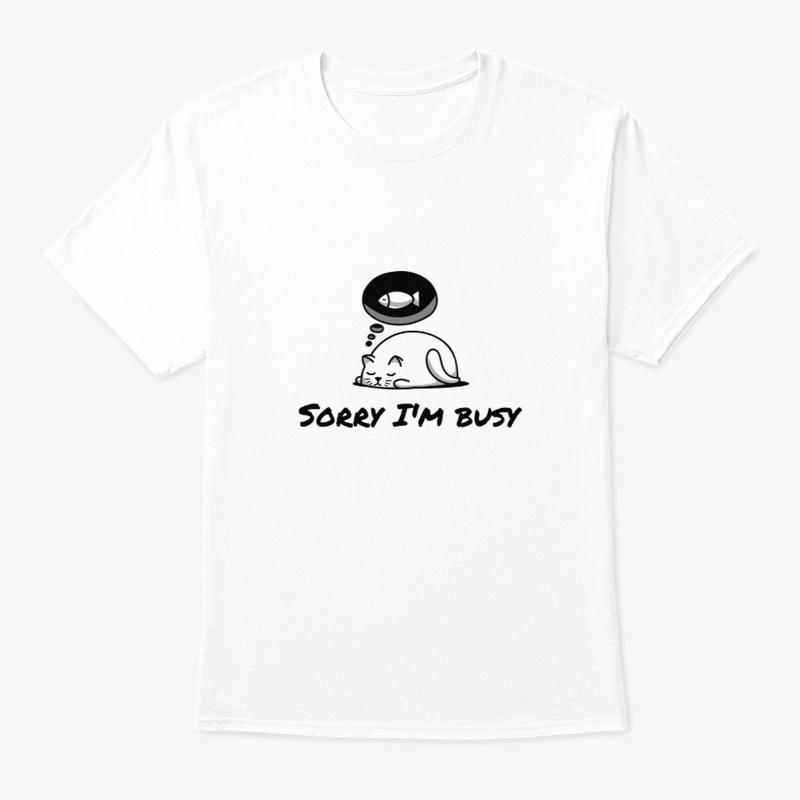 Sorry I'm Busy Cat