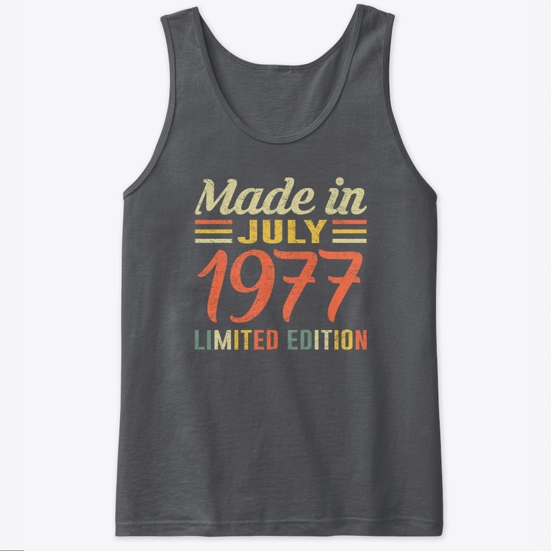 July 1977 T-shirt Born In 1977 