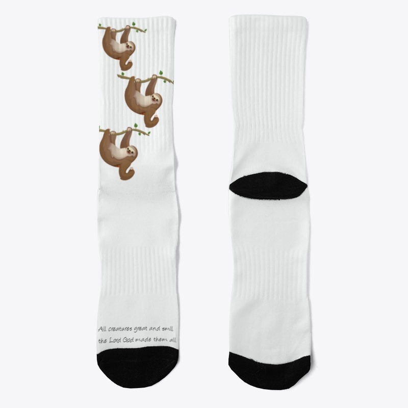 All creatures Sloth Socks