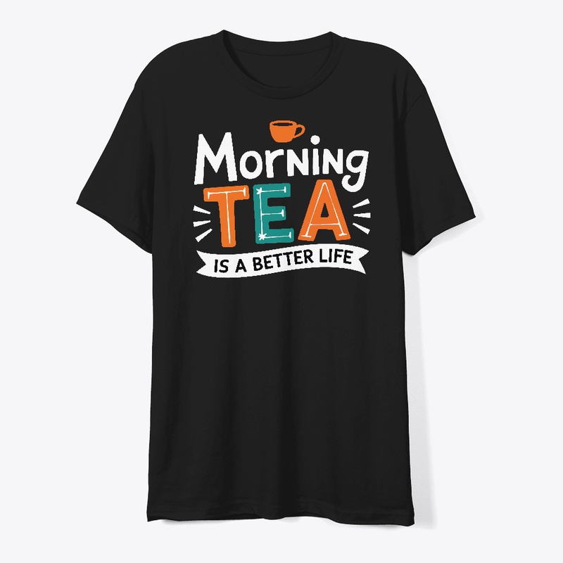 Graphics design "Morning tea" tshirt