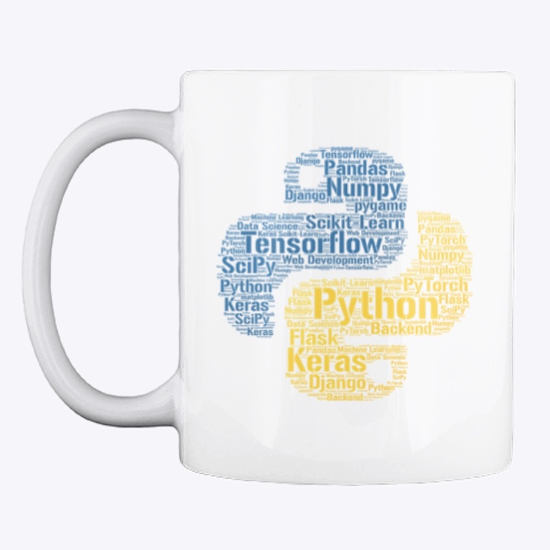 Python Word Cloud Mug