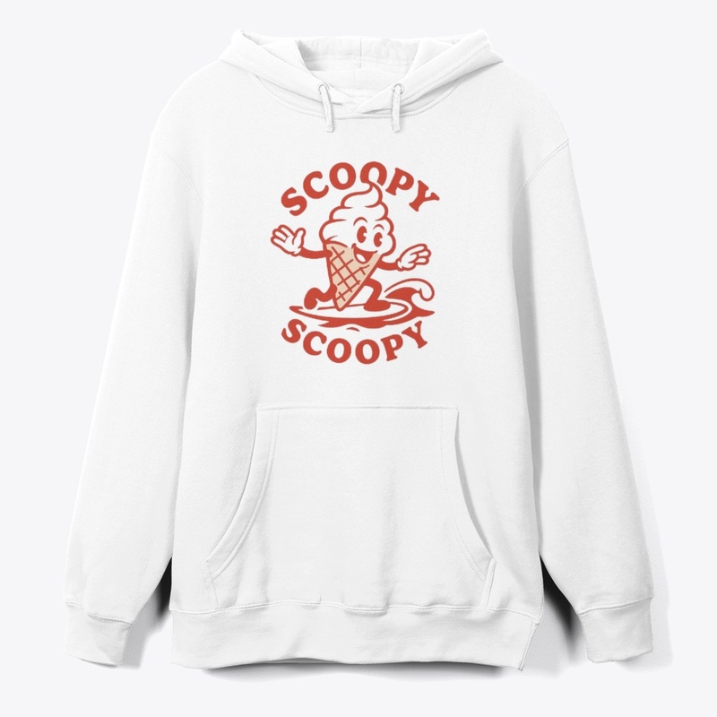 Scoopy Scoopy Ice Cream Mascot Design