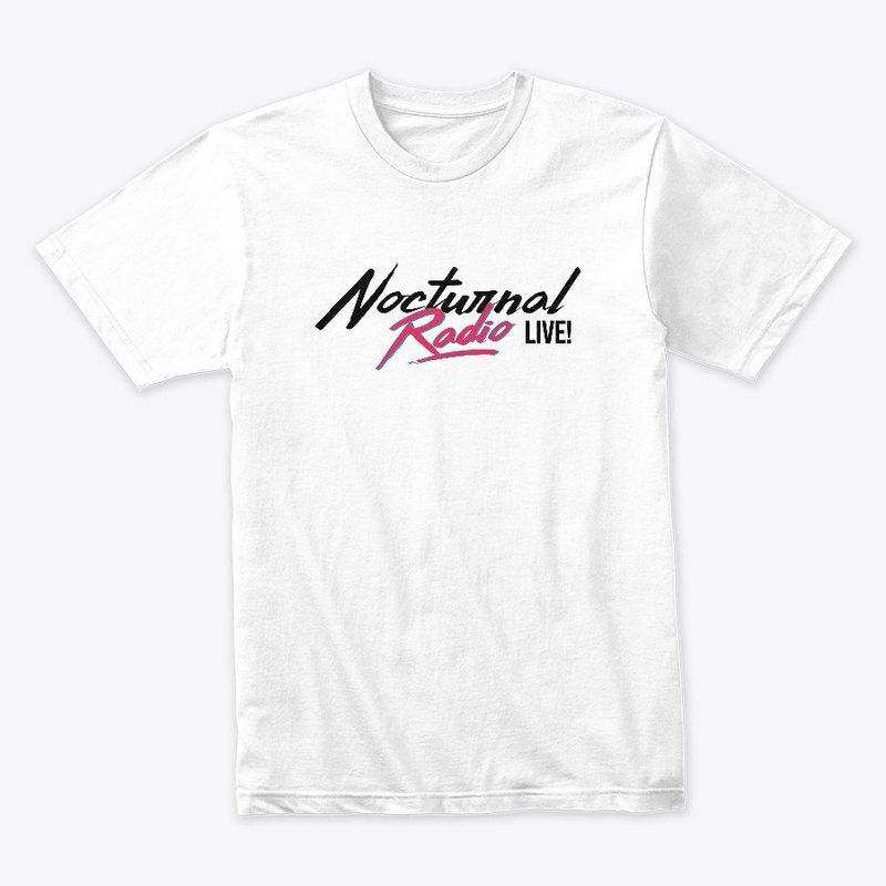 Nocturnal Radio Live Logo - White