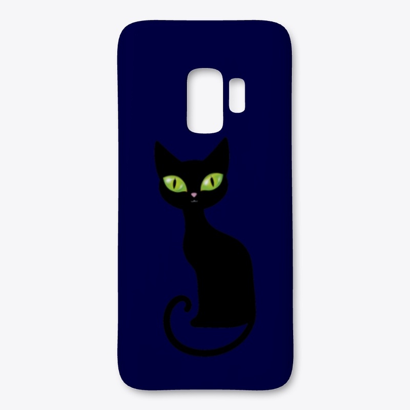 Black Cat with Green Eyes! Anime  eyes .